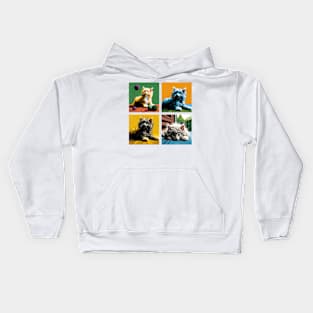 LaPerm Pop Art - Cute Kitties Kids Hoodie